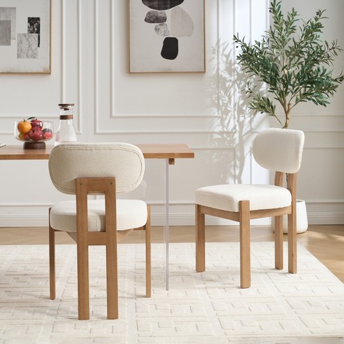 Set wood dining chairs - dining,